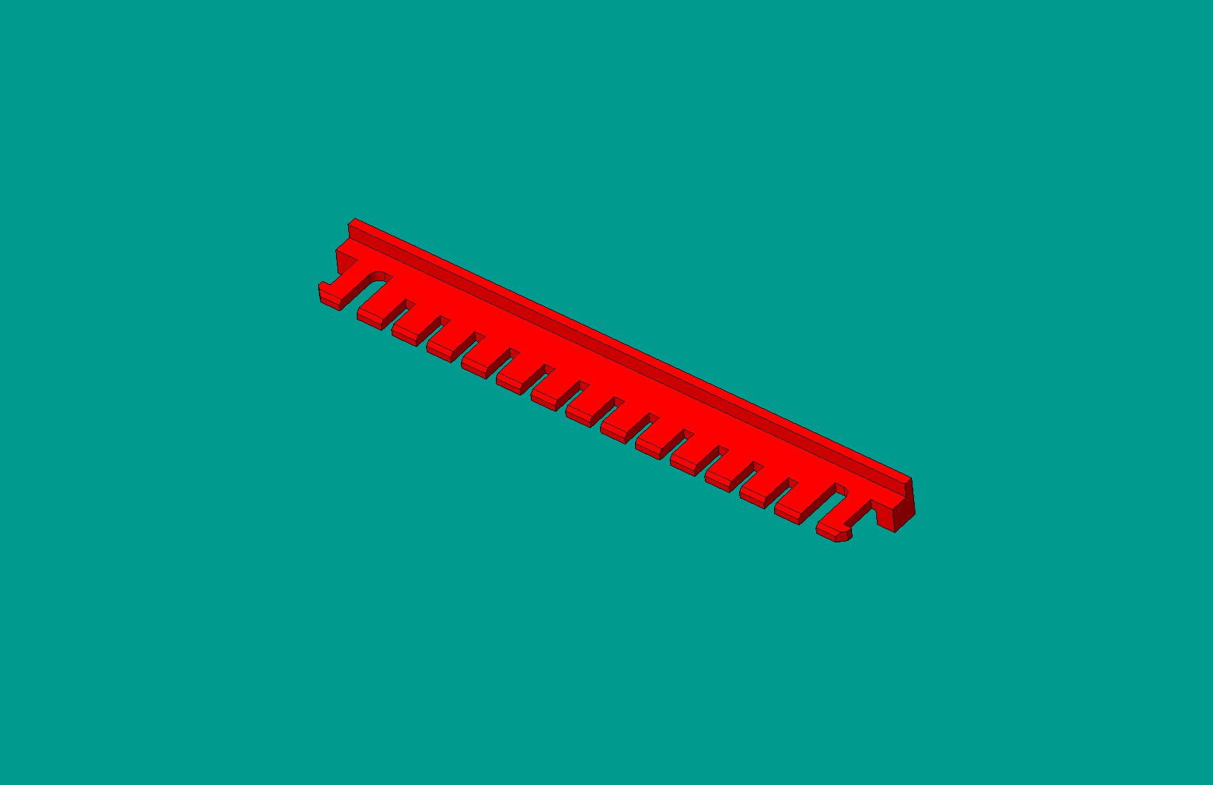 2.0間距，A2008S-15鎖片紅色