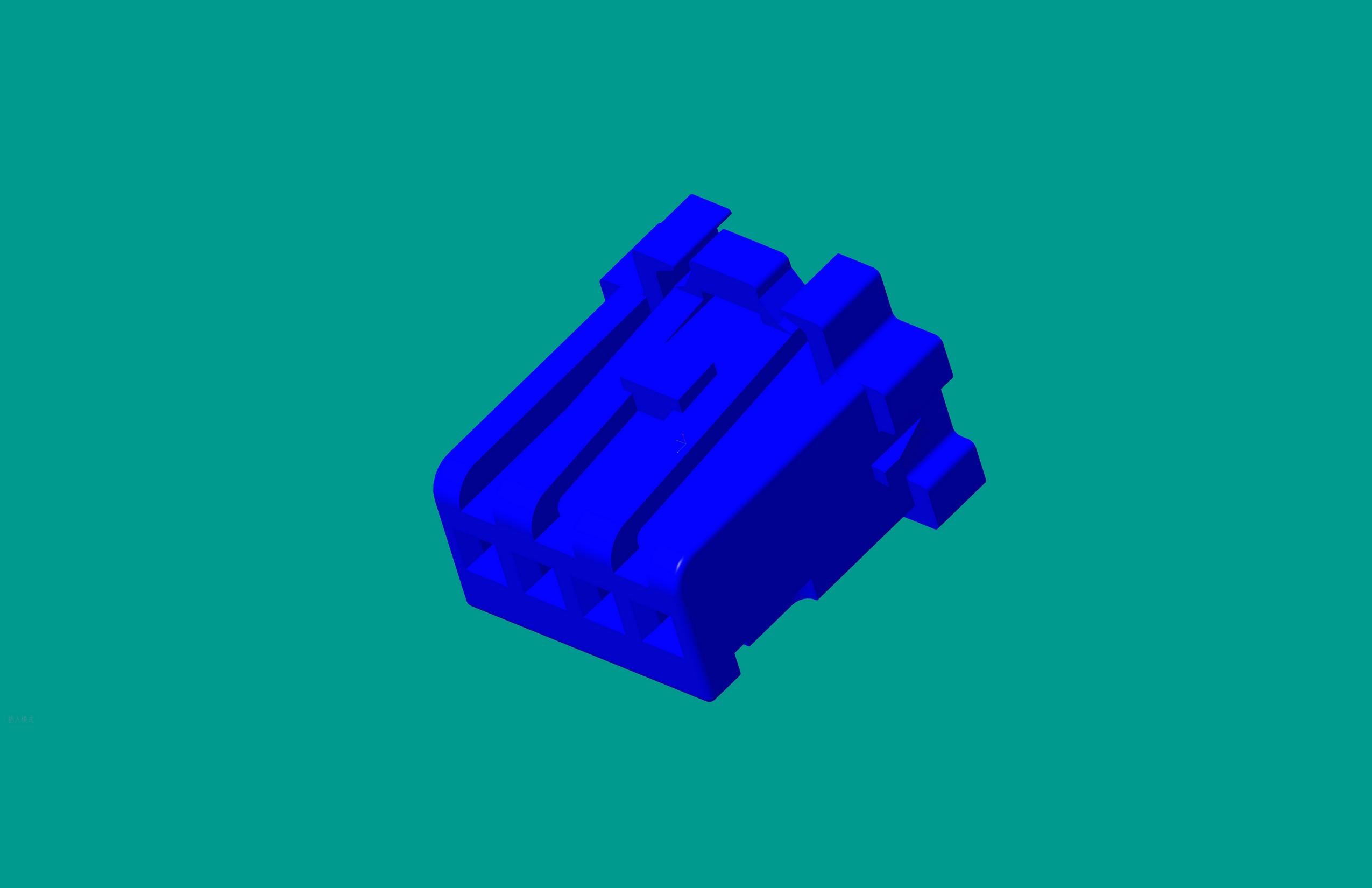2.0間距，PNIRP-04V-S藍(lán)色
