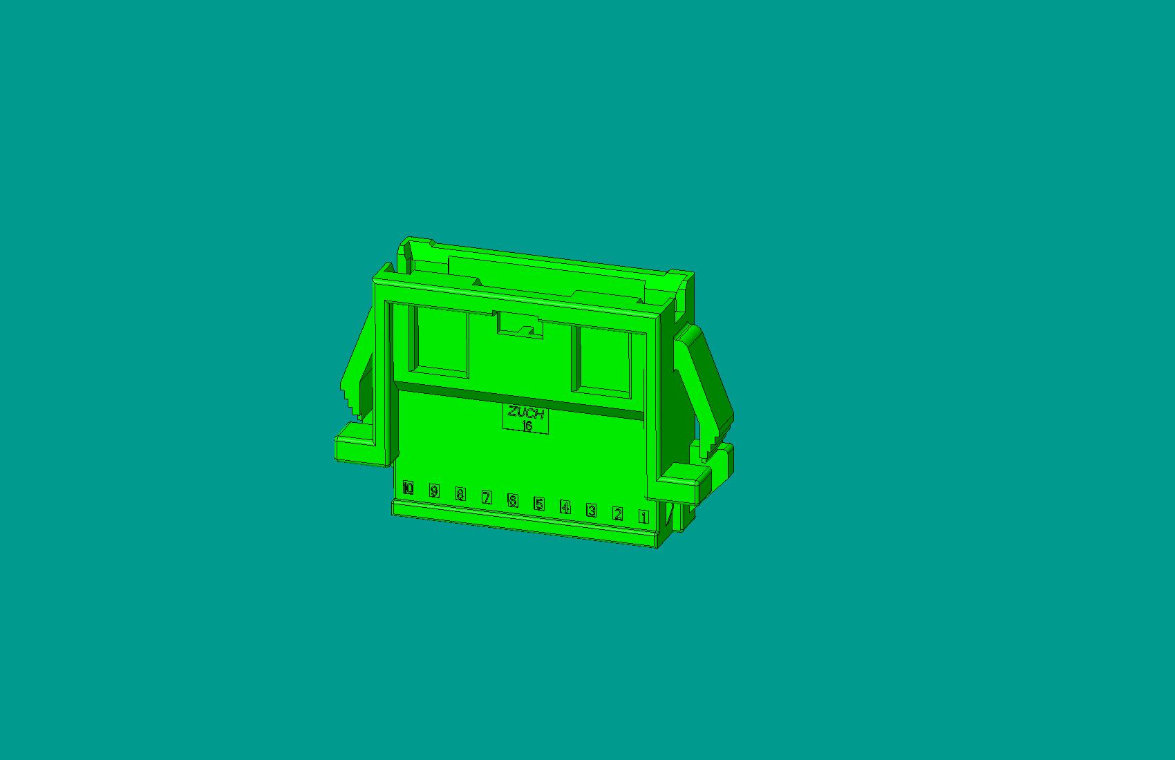 2.0間距，PNIRR-10V-S(帶鎖定面板)綠色