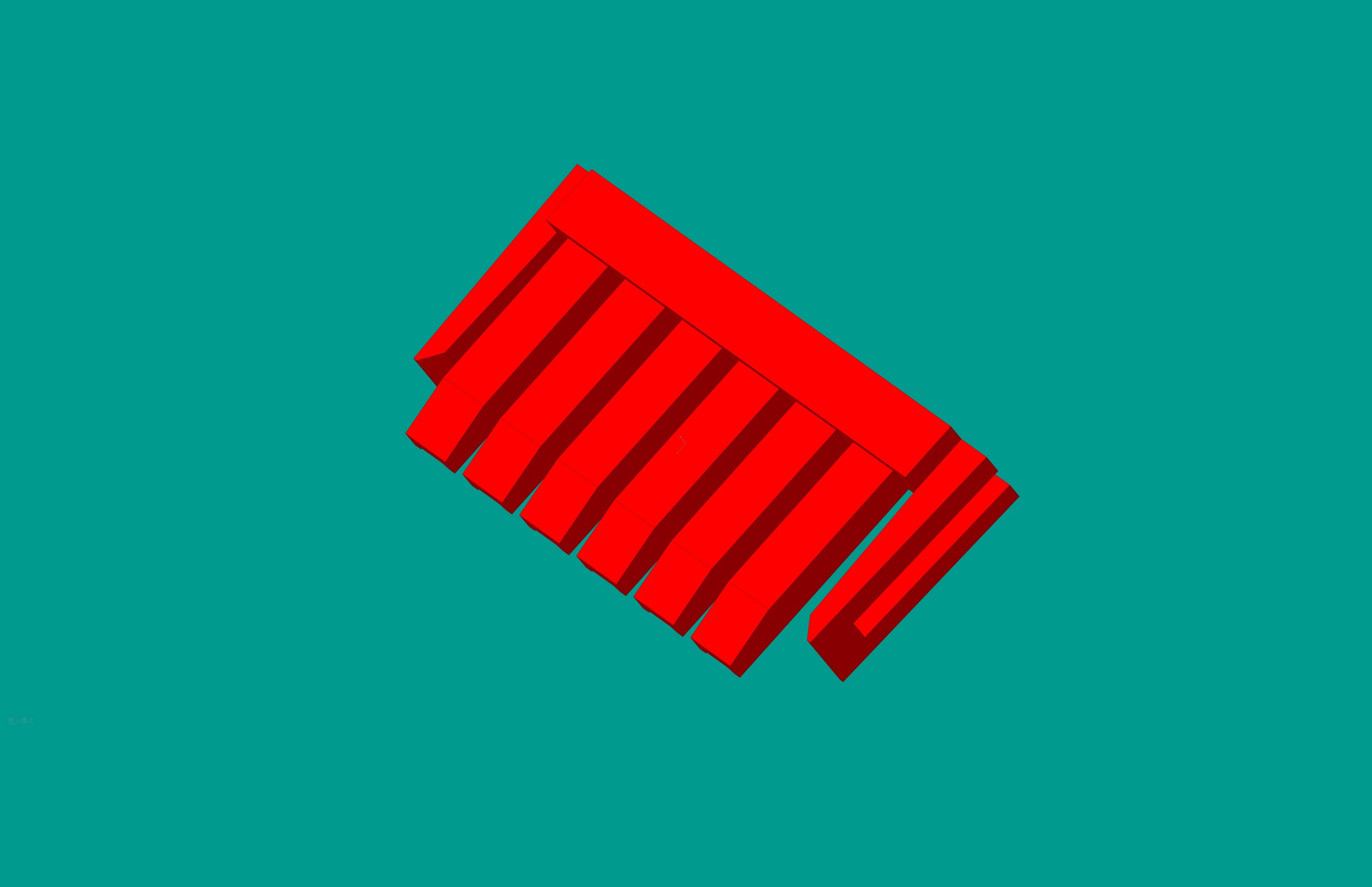 2.0間距，PNIS-06V鎖定片/紅色/