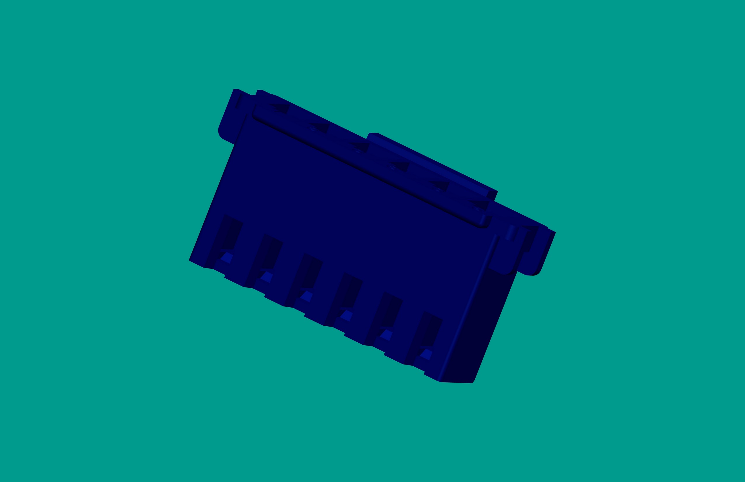 XHD帶扣塑件-6Y/藍(lán)色/普通PA66
